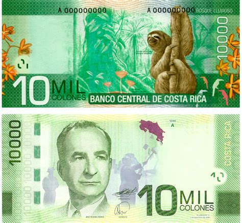 billetes de 10000 costa rica